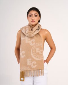 Runway designer cashmere scarves